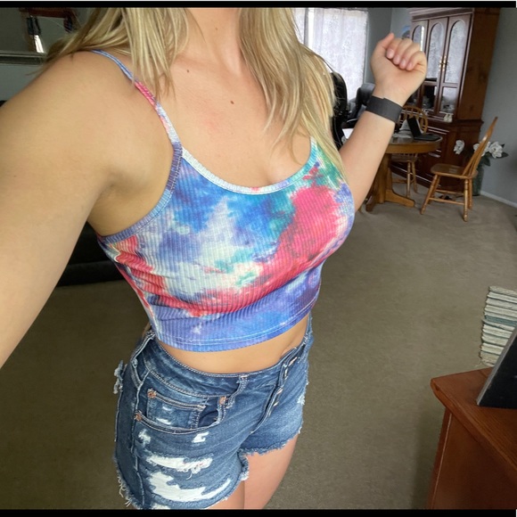 Tops - Tie Dye Crop Top